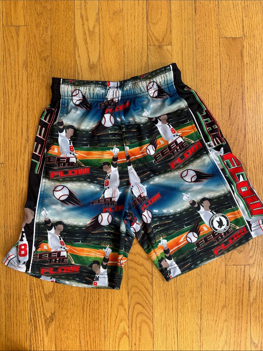 Society Youth Athletic Shorts - Black and Light Gray